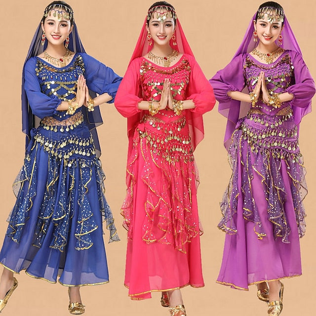Women's Belly Dance Costume Indian Indian Girl Masquerade