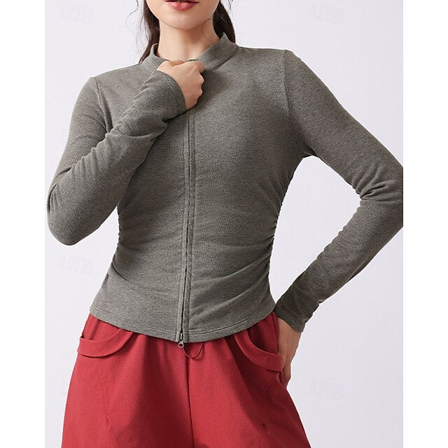 Women's Solid Colored Tennis Shirt Sport Top Stylish Golf