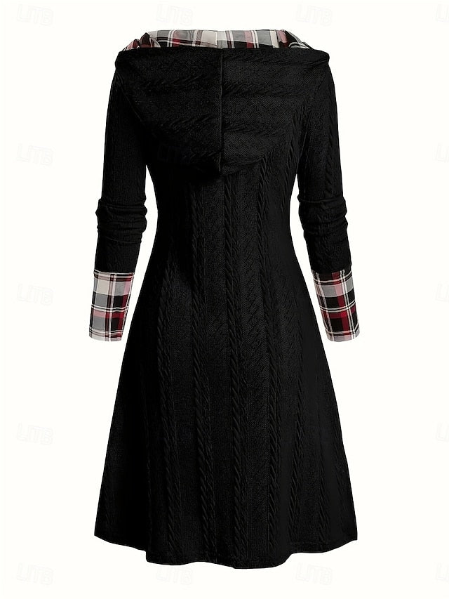 Christmas Women's Midi Dress A Line Dress Casual Daily