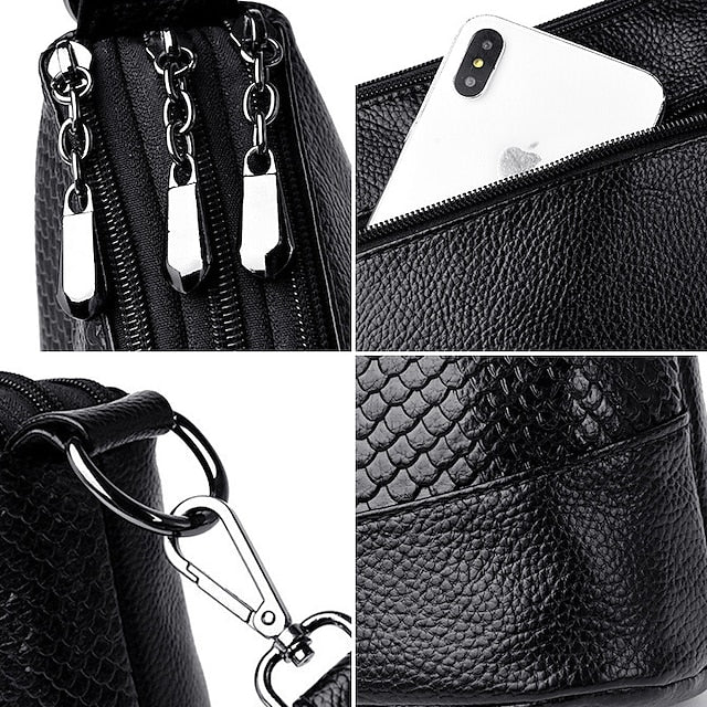 Shoulder Leather Bag Hobo Crossbody Women's PU