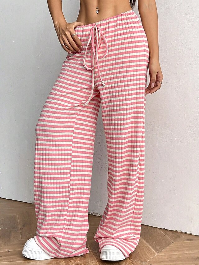 Women's Slacks Pants Trousers Streetwear Casual Full Length