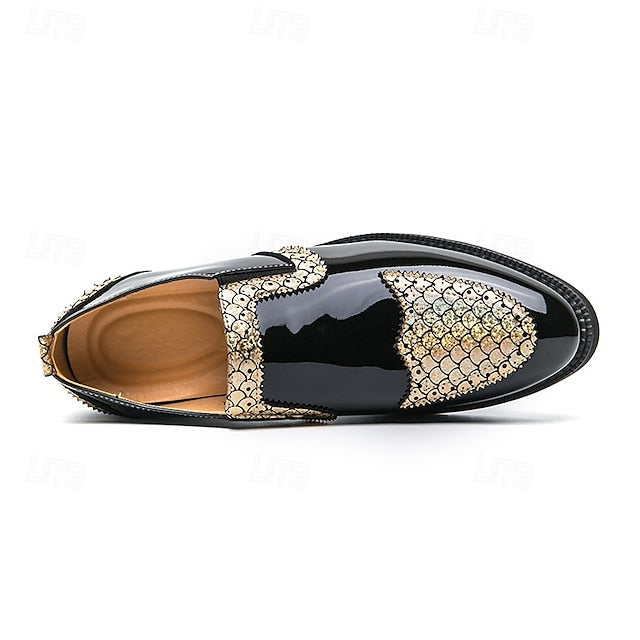 PU Breathable Loafers Men's Slip-Ons Leather