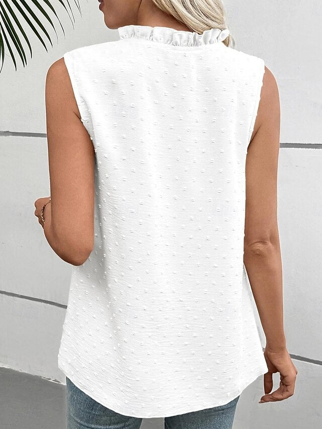 Women's T Shirt Tee Top Lace Patchwork Plain Fashion