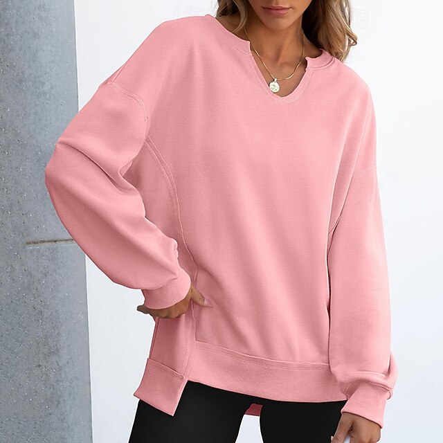 Women's Pullover Sweatshirt Casual Tops Long Sleeve Top