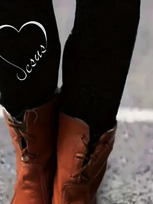 Women's Chinos Leggings Cozy Leggings Vacation Vintage