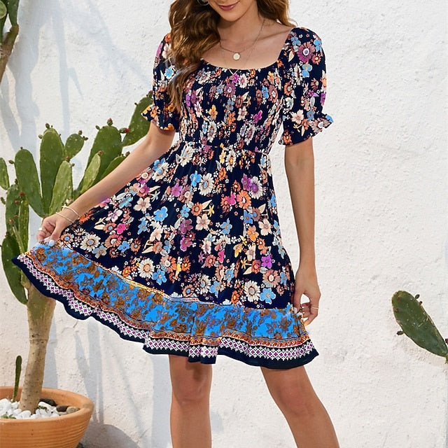 Women's Mini Dress Petite Dress Casual Dress Summer Dress