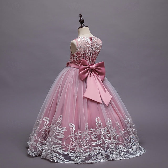 Girls' Princess Flower Dress Kid's Girl