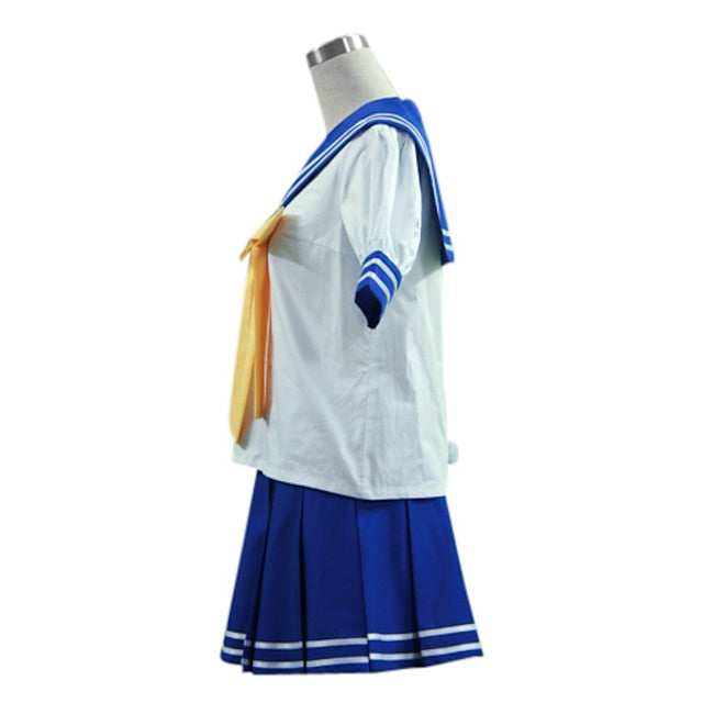 Izumi Konata Anime Cosplay Suits School Uniforms Top Skirt Tie