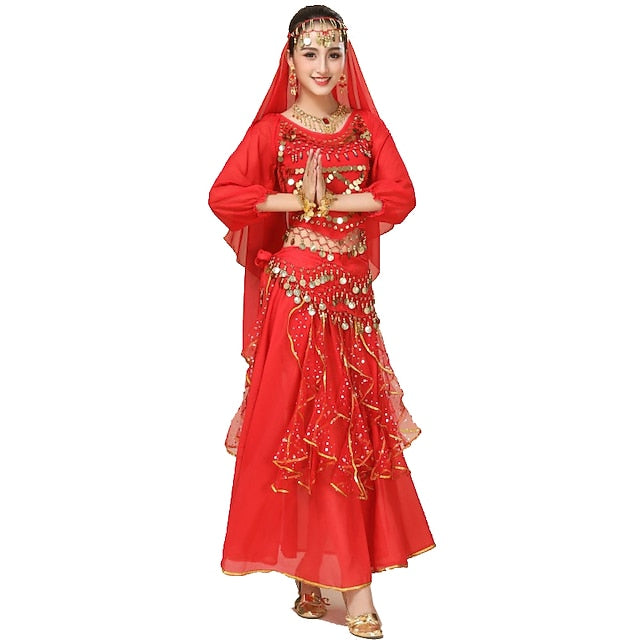 Women's Belly Dance Costume Indian Indian Girl Masquerade
