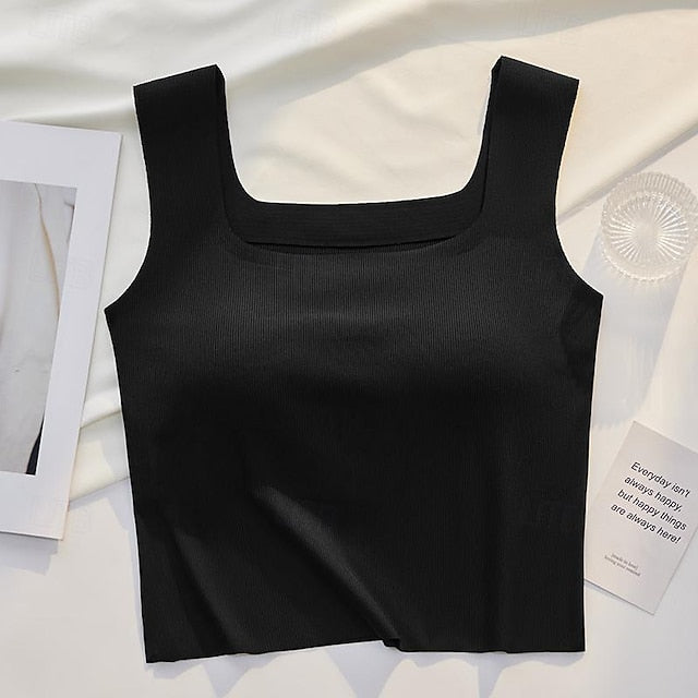 Women's Camisole Tank Top Basic Sleeveless Regular Tops