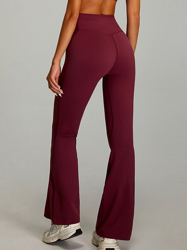 Women's Bell Bottom Chinos Streetwear Casual Athleisure