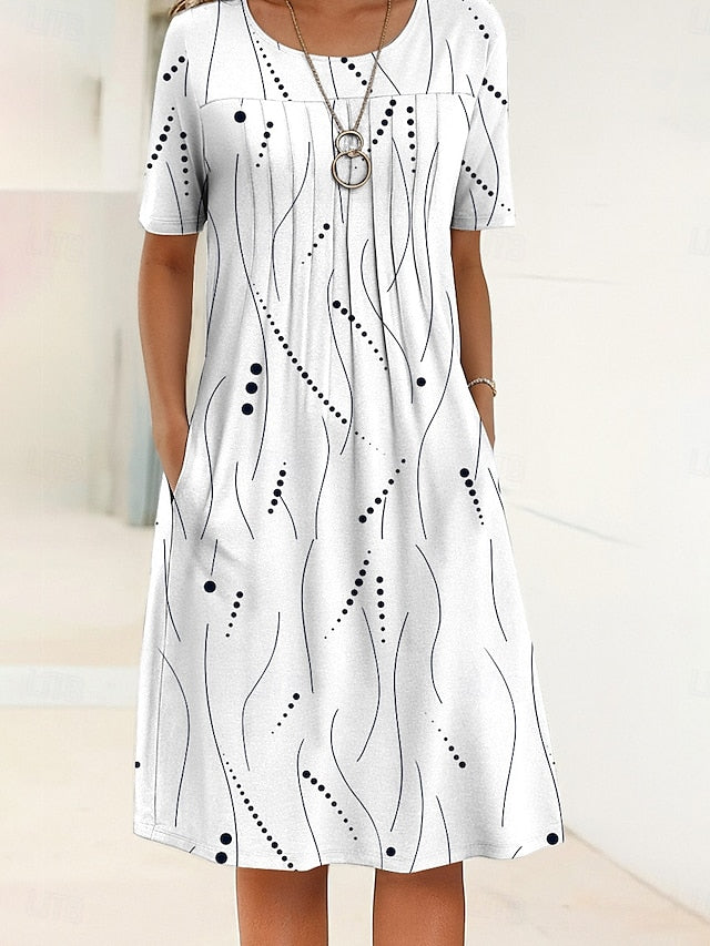 Women's Midi Dress Shift Dress Summer Dress Vacation Casual
