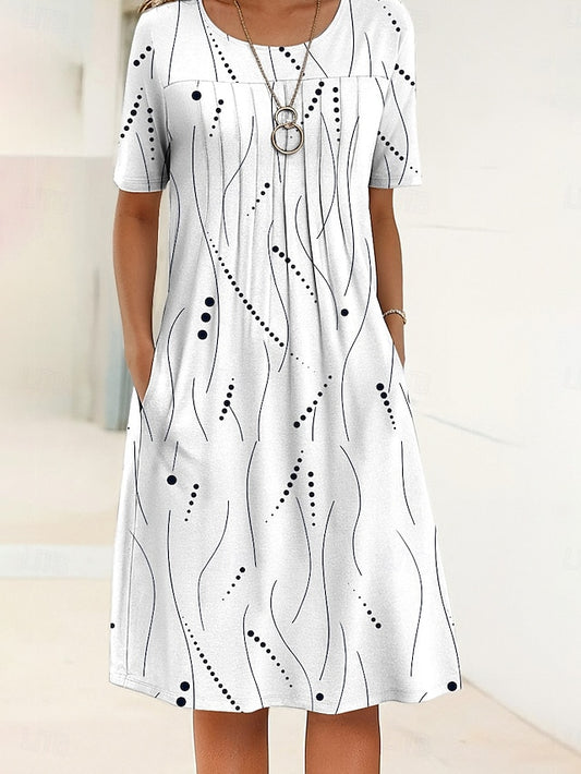 Women's Midi Dress Shift Dress Summer Dress Vacation Casual
