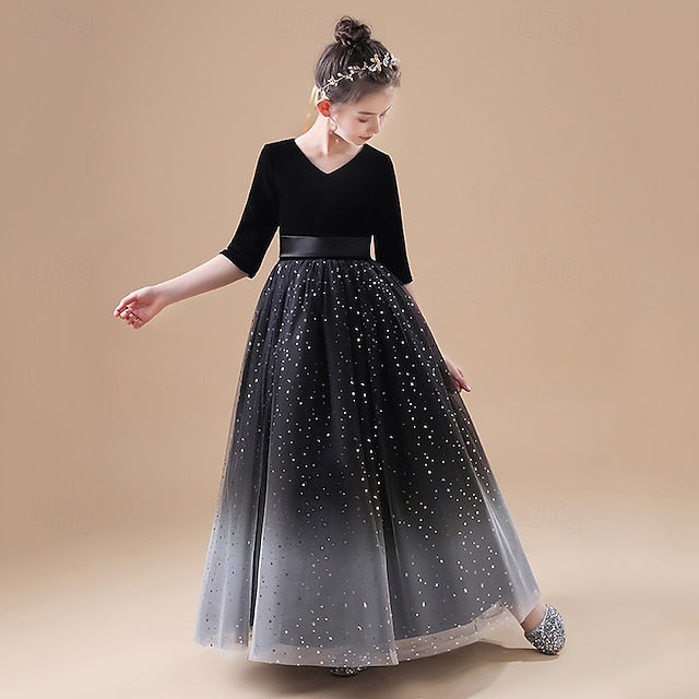 Girls' Flower Dress Princess Kid's Girl