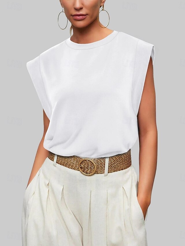 Women's Tank Top Plain Fashion Stylish Classic Sleeveless