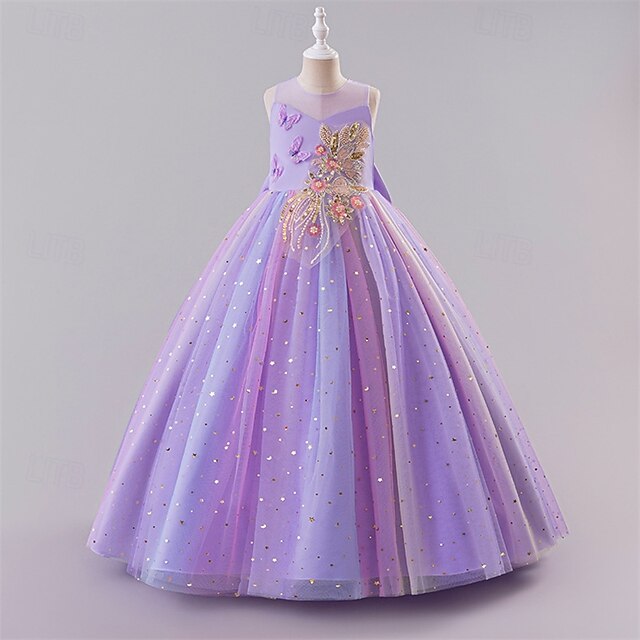 Girls' Princess Kid's Dress Girl Flower