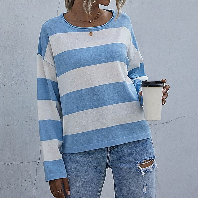 Women's Pullover Sweatshirt Pullover Sweater Long Sleeve