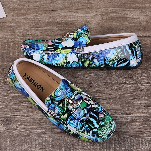 Loafers Boots PU Winter Slip-Ons lined Fleece Men's