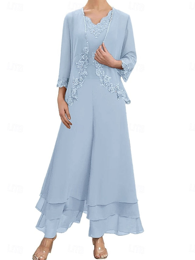 Wedding the Bride Guest Elegant Sets Dress Mother of