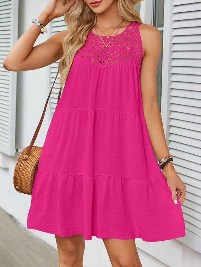 Women's Mini Dress Halter Dress Vacation Casual Outdoor