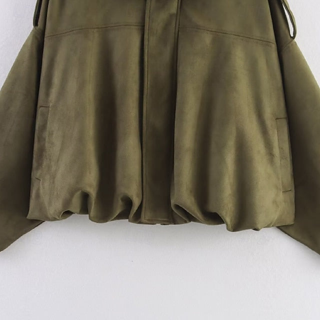 Casual Jacket Zipper Pocket Women's Comfortable Warm