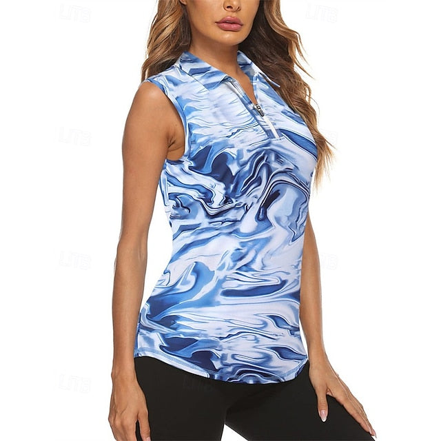 Women's Graphic Sport Shirt Golf Polo Shirt Tennis Shirt