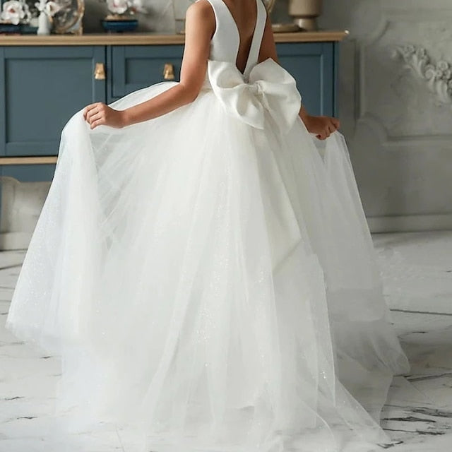 Colored Dress Kids Girls' Performance Sleeveless Solid