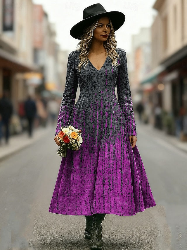 Women's Midi Dress A Line Dress Vacation Casual Daily