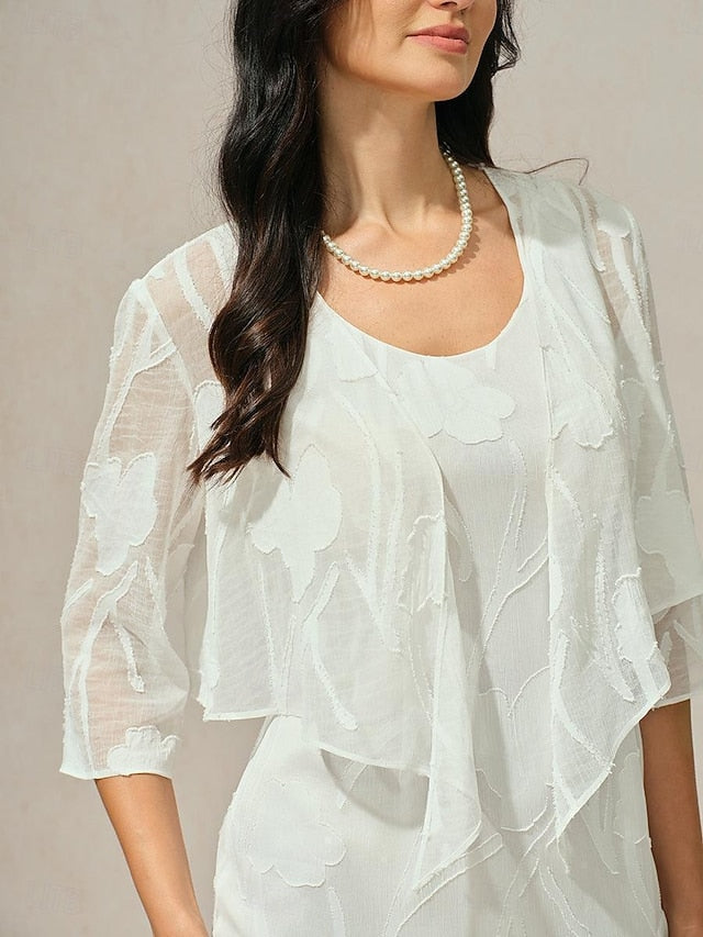 Women's Shrugs Solid Color Elegant Stylish Casual 3/4