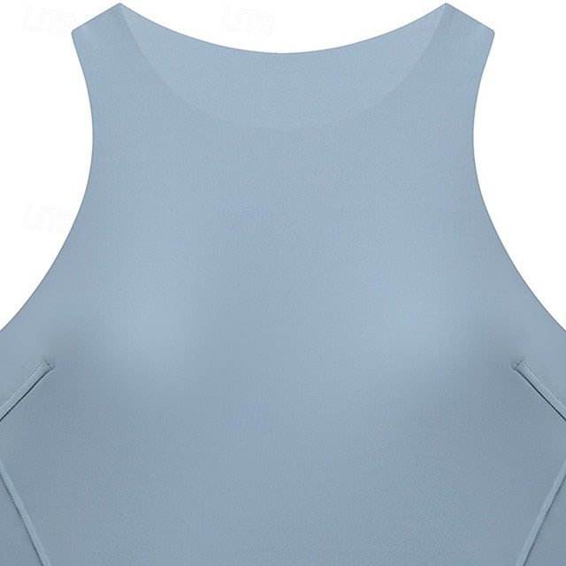 Women's Racerback  Bra Sports Tank Top Padded Sleeveless