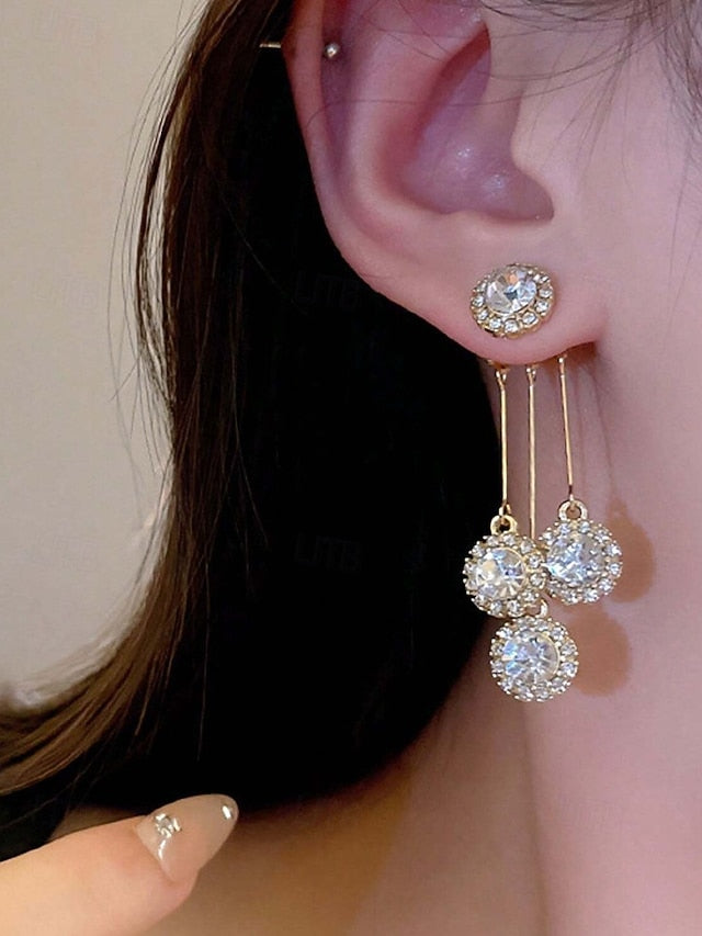 Crystal Earrings for Sparkling – Dangle Women Elegant