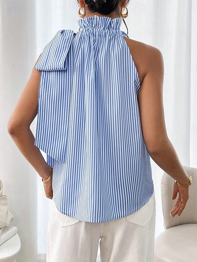 Women's Camisole Tank Top Print Striped Daily Casual
