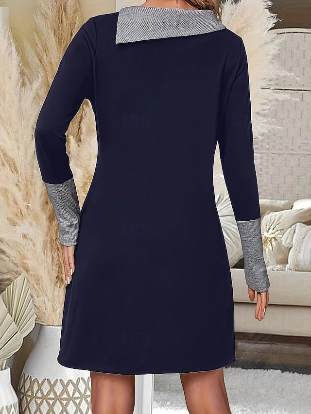 Women's Mini Dress Print Dress Fashion Modern Daily Going