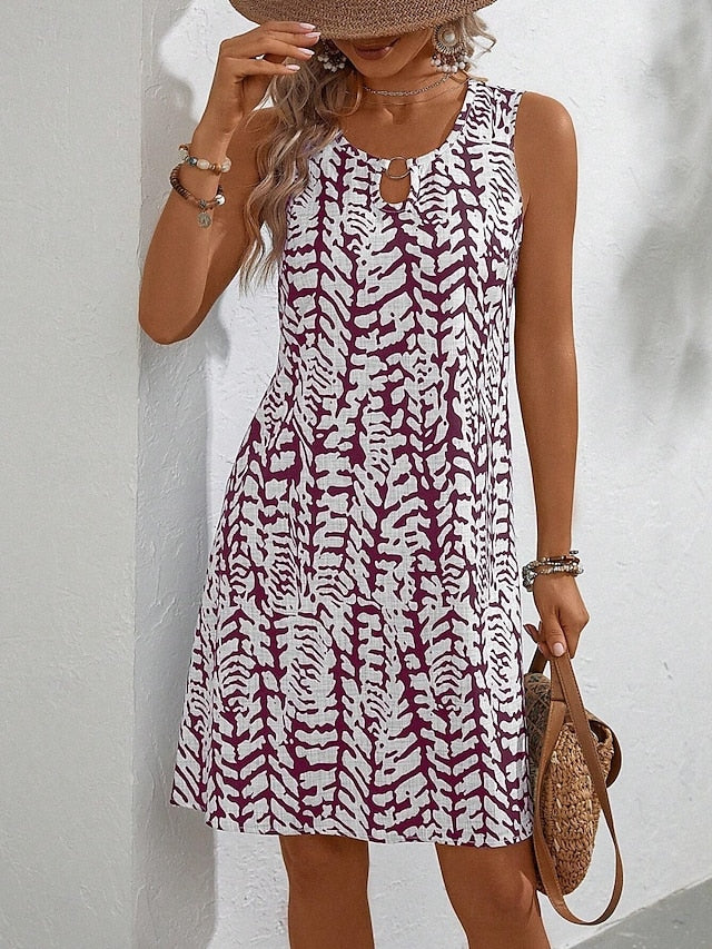 Women's Mini Dress Casual Dress Boho Chic Dresses Tank