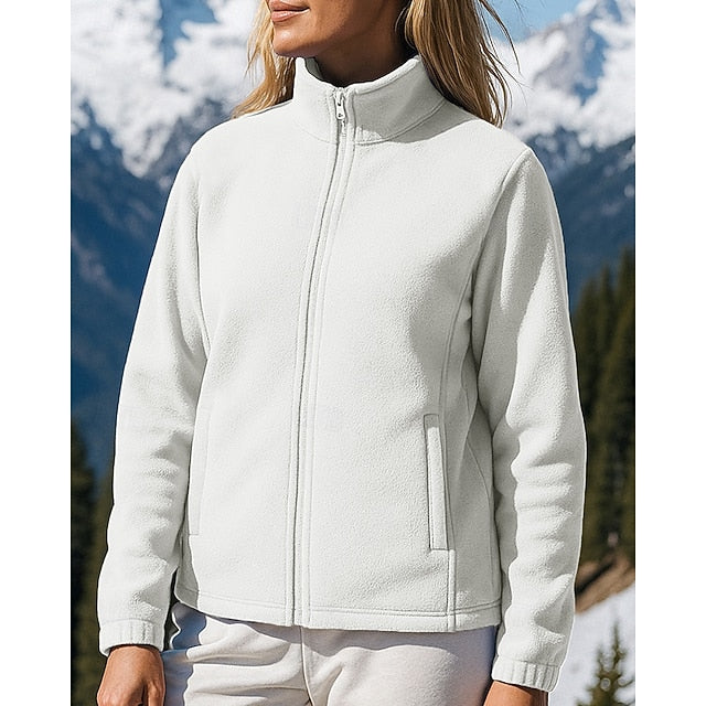 Women's Hiking Jacket Fleece Jacket Winter Coat Outdoor