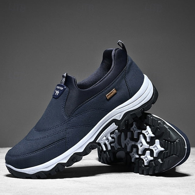 PU Breathable Loafers Men's Slip-Ons Leather