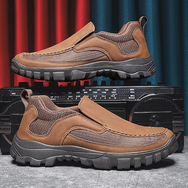 Sandals Slip-On Perforated Design Stylish with Maroon Men's