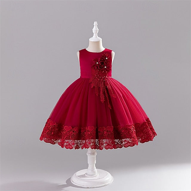 Girl Kid's Princess Dress Girls' Flower