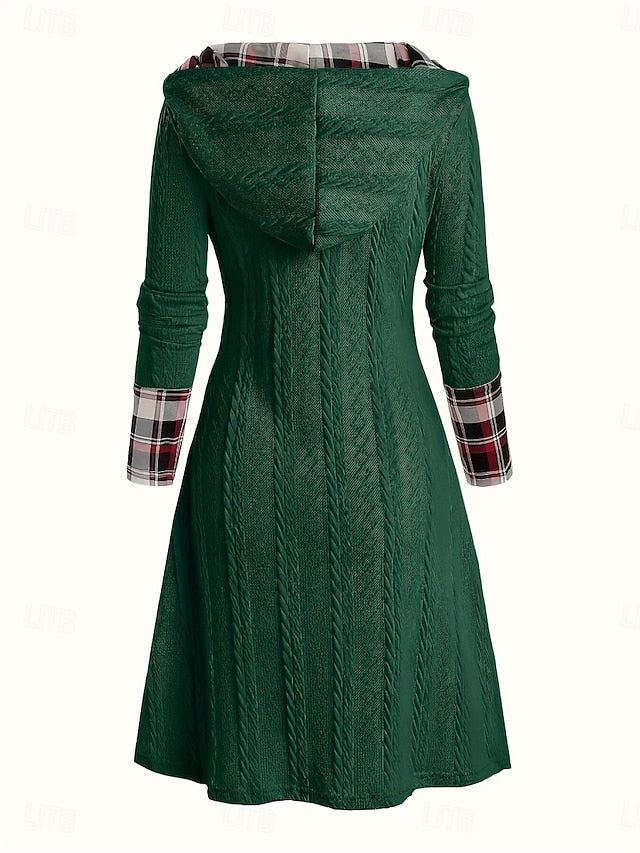 Christmas Women's Midi Dress A Line Dress Casual Daily