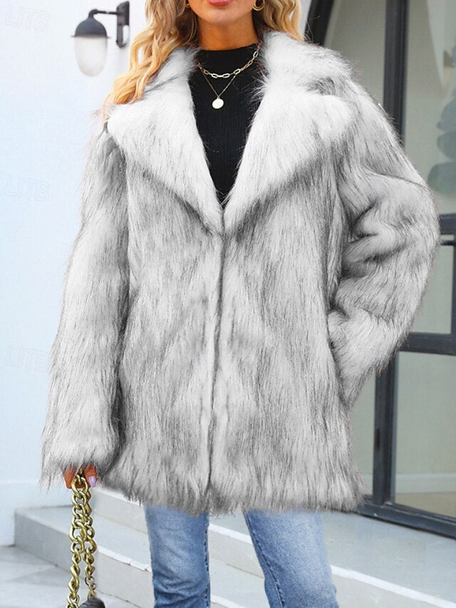 Warm Comfortable  Faux Coat Furs Women's Fur