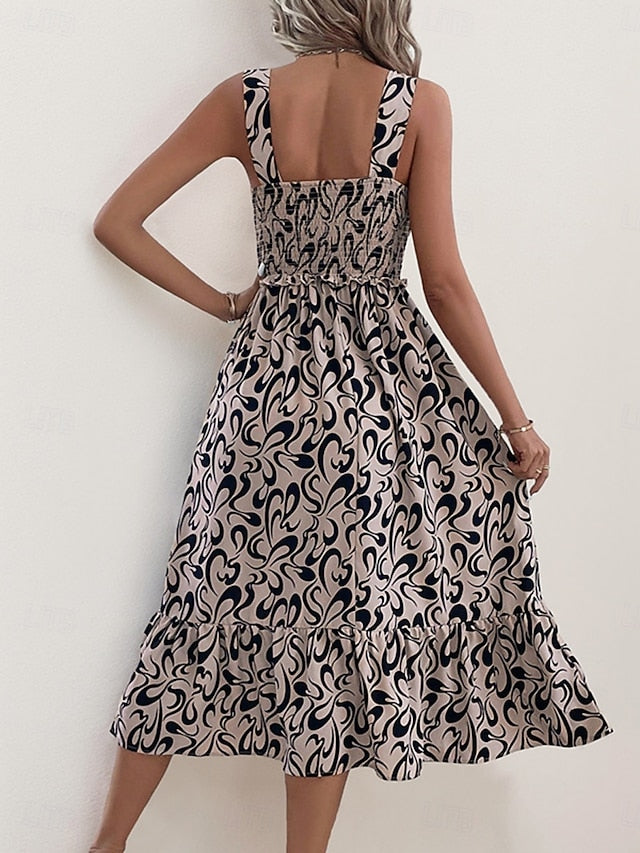 Women's Midi Dress Casual Dress A Line Dress Slip Dress