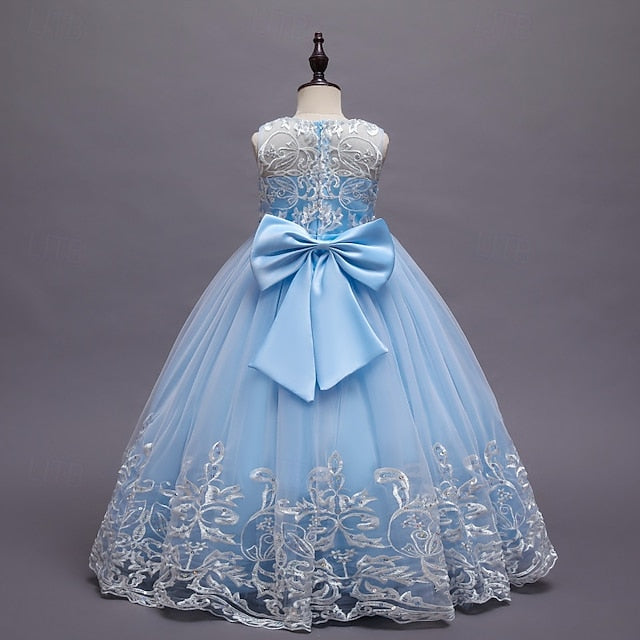 Girls' Princess Flower Dress Kid's Girl