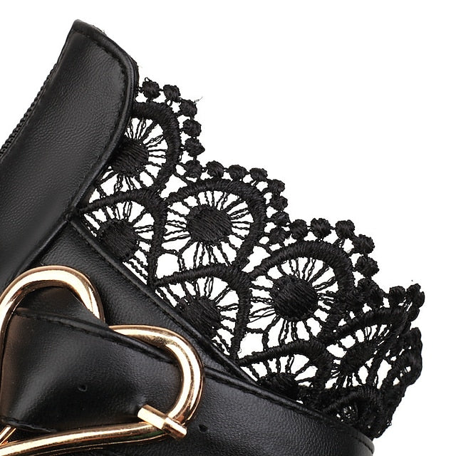 Wedding Shoes Ankle Bridal White Lace-Up – Women's Boots