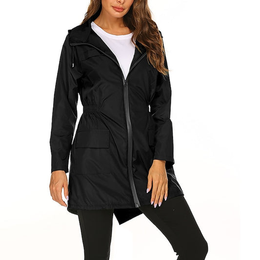 Women's Hiking Raincoat Waterproof Hiking Jacket Rain