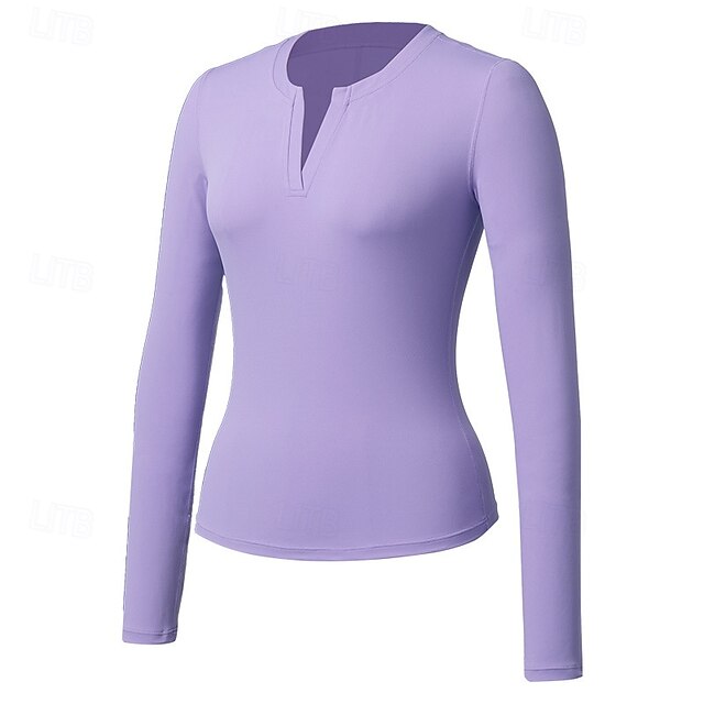Women's Running T-Shirt Gym Shirt Sports Top Long Sleeve