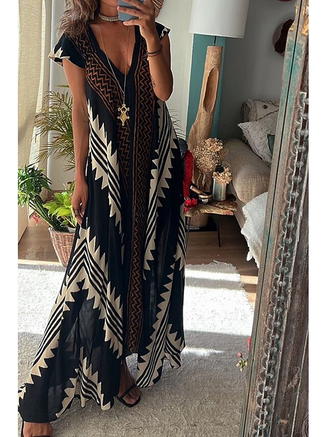 Women's Midi Dress Cocktail Dress Floral Dress Boho Dress