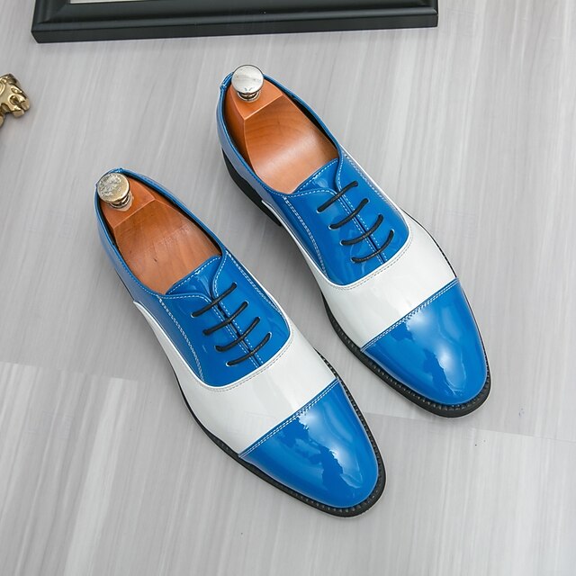 Oxford and Polished Men's Blue with Shoes White