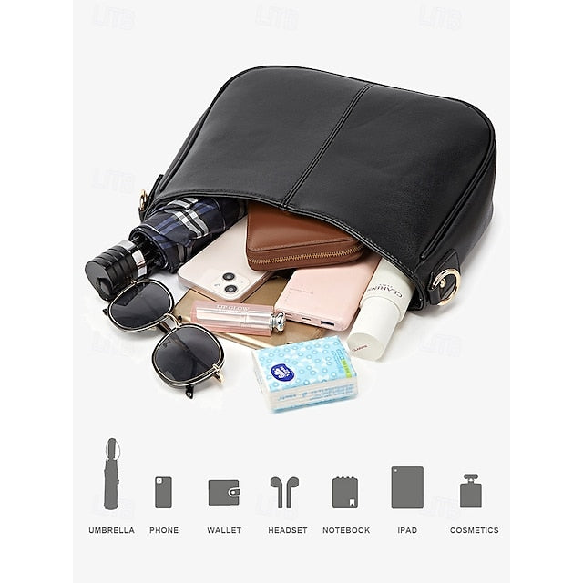 Chain Faux Shoulder with Leather Gold Brown Bag Women's