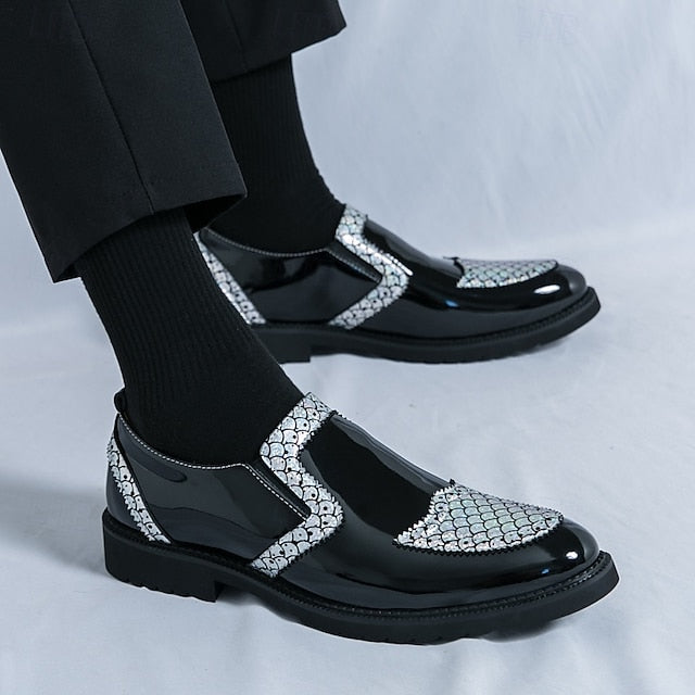 PU Breathable Loafers Men's Slip-Ons Leather