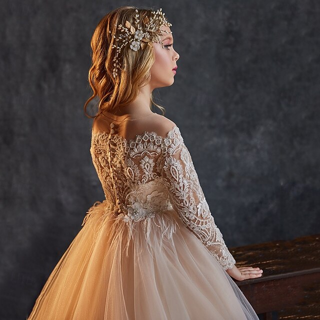 Wedding Girl Party Girls' Princess Dress Flower